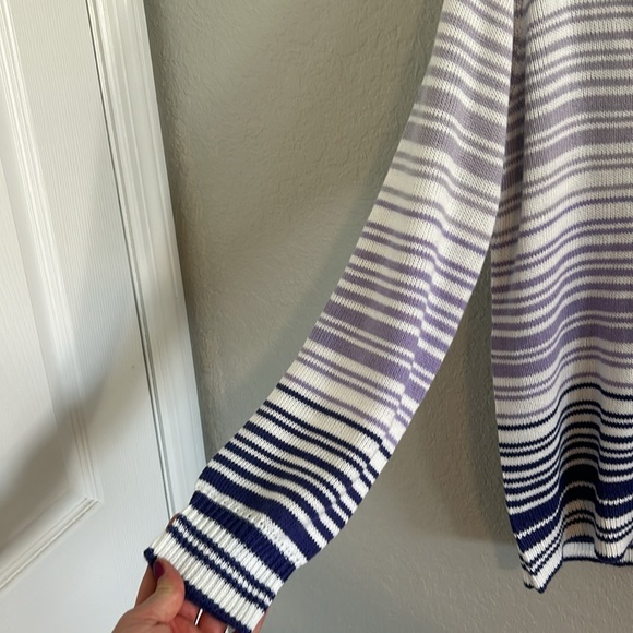 Super soft striped button front cardigan - Picture 3 of 7